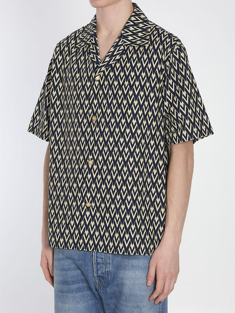 VALENTINO GARAVANI Bowling Shirt - Short-Sleeved, Size IT 50