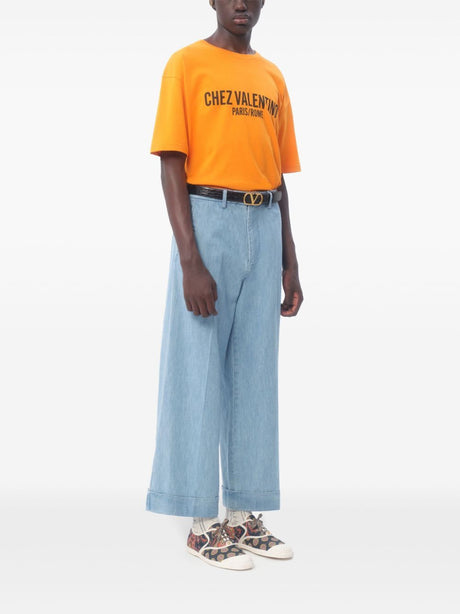 VALENTINO Denim Trousers for Men - SS25 Collection