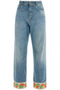 VALENTINO GARAVANI Medium Denim Jeans with Decorative Trim