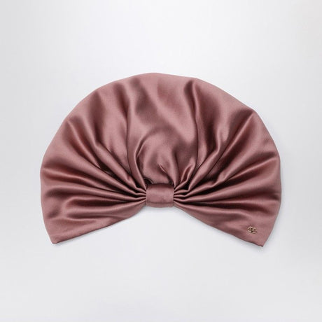 VALENTINO GARAVANI Elegant Silk Turban with Draping Detail