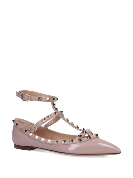 VALENTINO Elegant Studded Ballerina Flats for Women