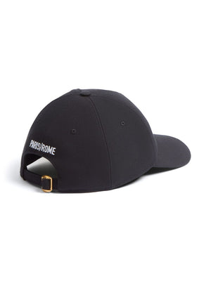 VALENTINO Classic Black Baseball Hat for Men