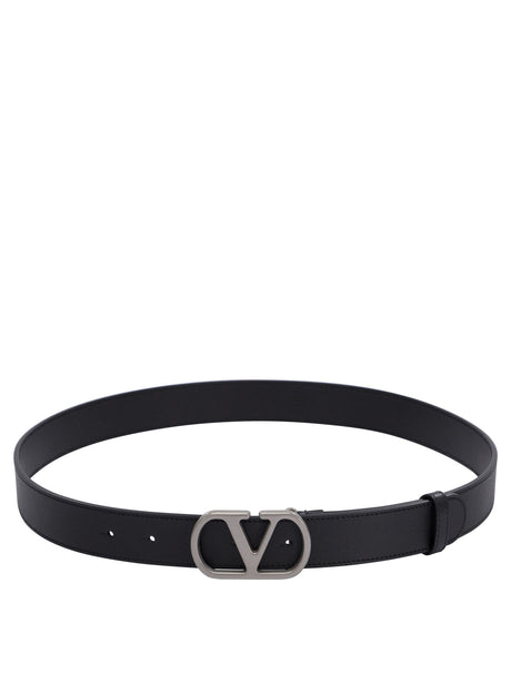 VALENTINO GARAVANI Premium 100% Leather Men's Belt