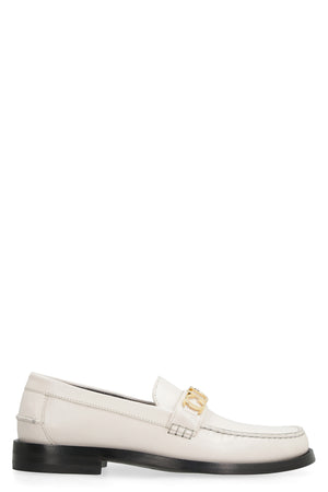 GUCCI White Leather Loafers for Women - SS23 Collection