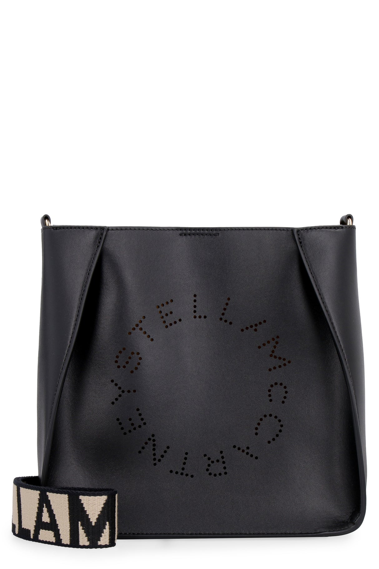 STELLA MCCARTNEY Black Shoulder Handbag - Magnetic Closure, Eco-Friendly Materials