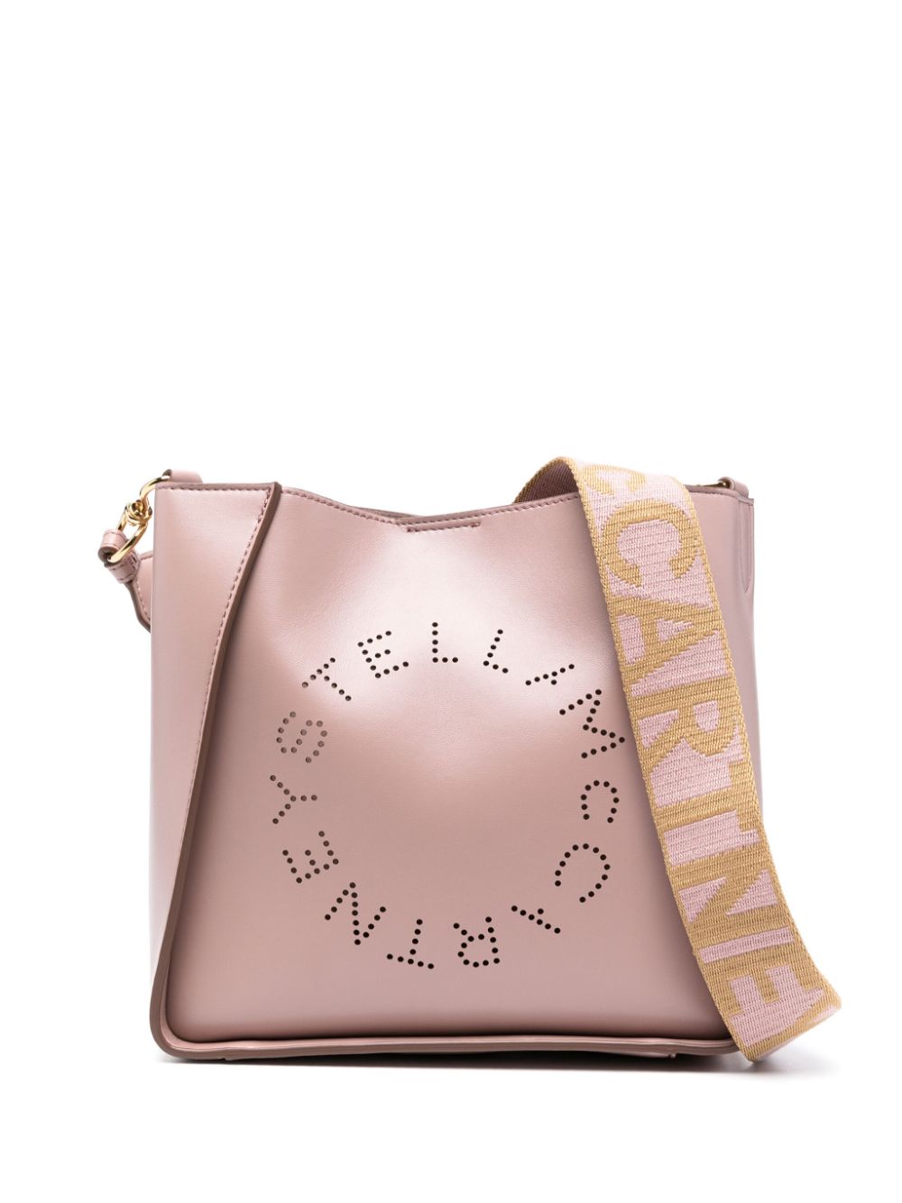 STELLA MCCARTNEY Mini Crossbody Handbag with Perforated Logo