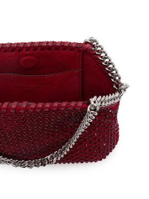 STELLA MCCARTNEY Mini Ruby Red Gemstone Crossbody Bag