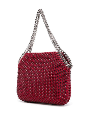 STELLA MCCARTNEY Mini Ruby Red Gemstone Crossbody Bag