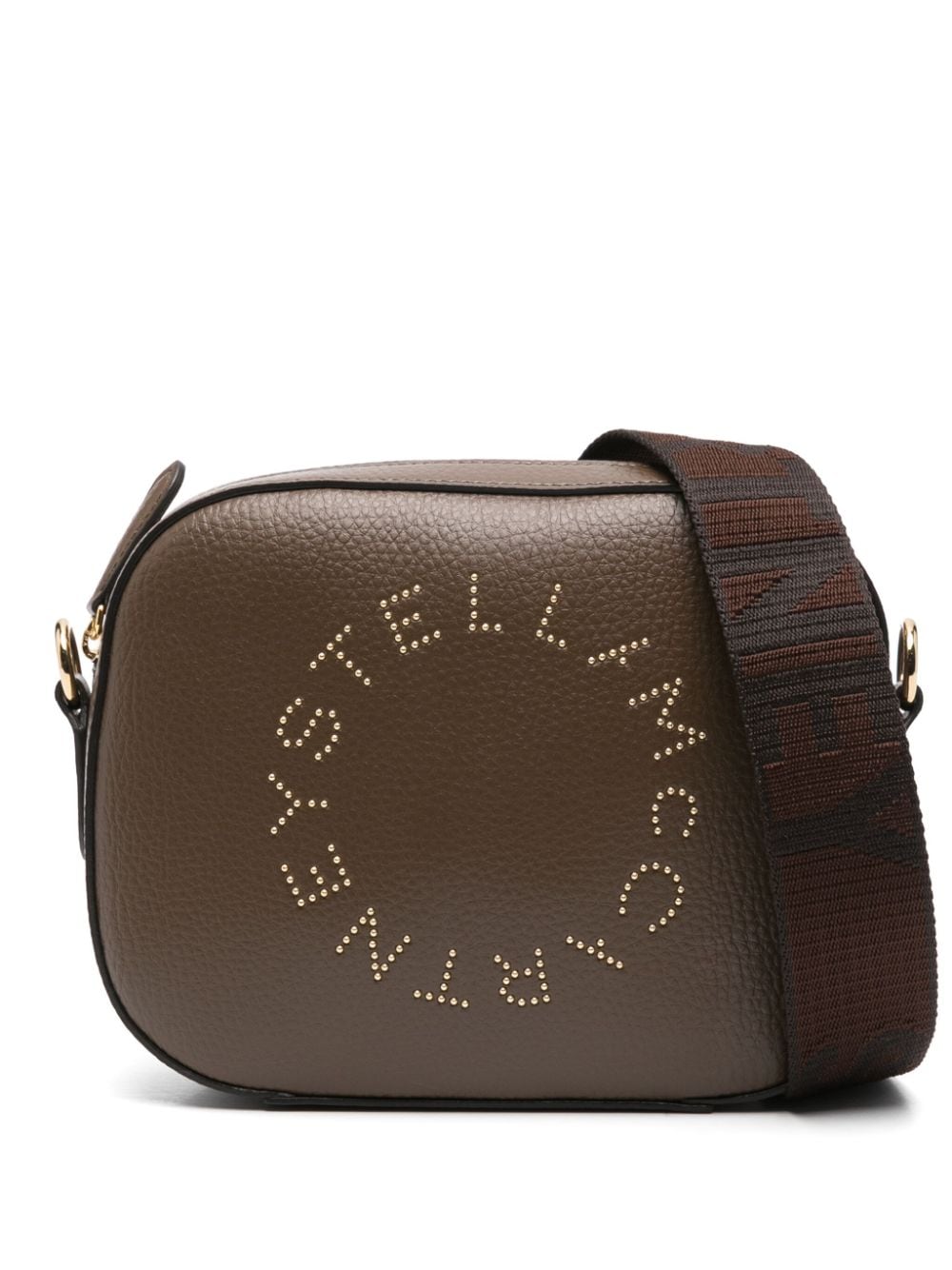 STELLA MCCARTNEY Chic Mini Crossbody in Chocolate Brown