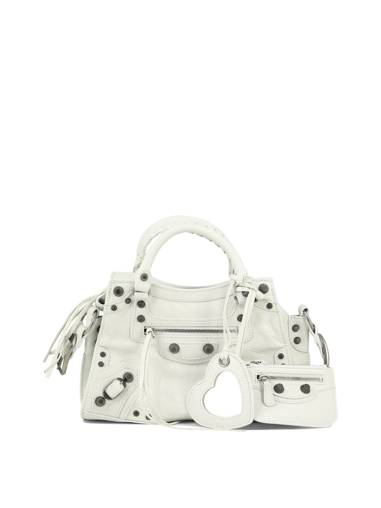 Bolso Mensajero Blanco para Mujeres - Declaración de Moda 24SS