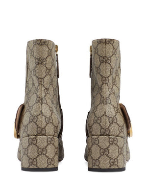 GUCCI Beige Ankle Boots for Women - Stylish and Luxurious Fall Fashion