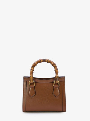 حقيبة جلدية فاخرة باللون البني للنساء - مجموعة SS24