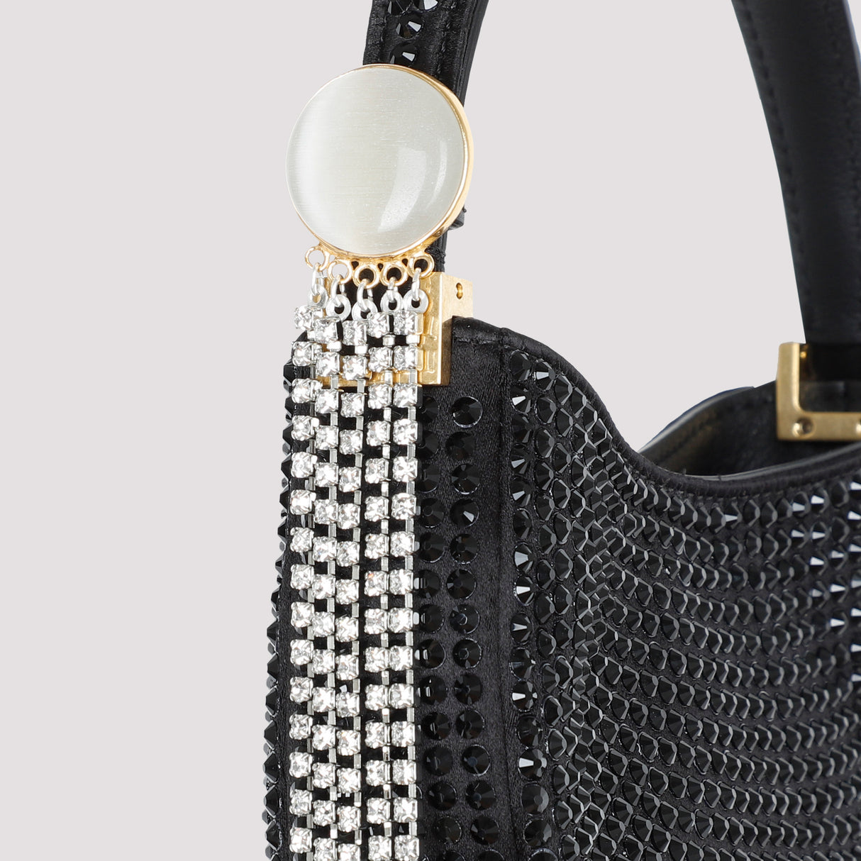 MAGDA BUTRYM The Micro VESNA CRYSTAL Hobo Handbag: A Captivating Accessory for the Modern Woman