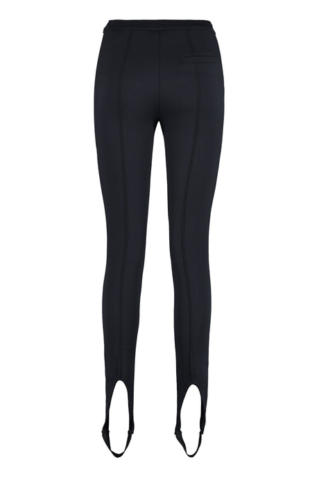 SAINT LAURENT Stretch Leggings for Women SS23 in Black