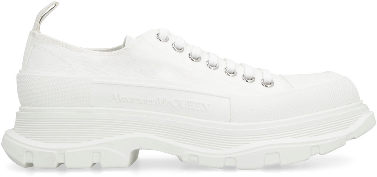 ALEXANDER MCQUEEN Men's White Chunky Sole Lace-Up Shoes for SS23