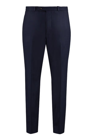 GUCCI Blue Wool Trousers for Men - SS23 Collection