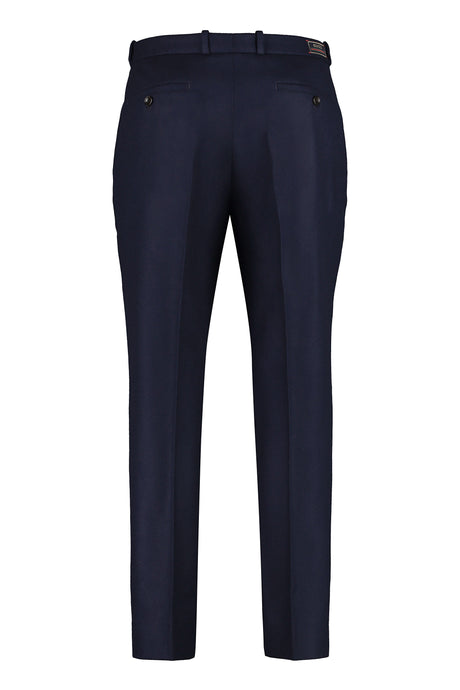 GUCCI Blue Wool Trousers for Men - SS23 Collection