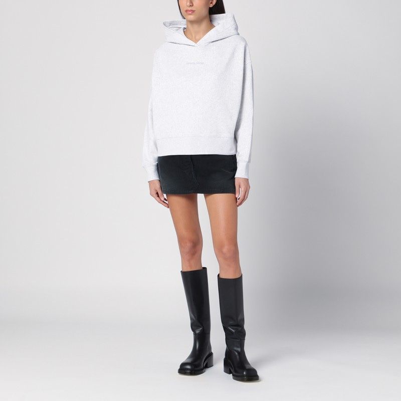 Áo Hoodie Nữ Xám Nhạt