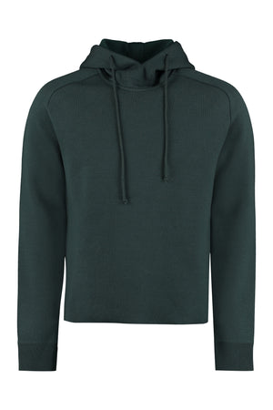 Green Hooded Knit Hoodie - FW22 Collection