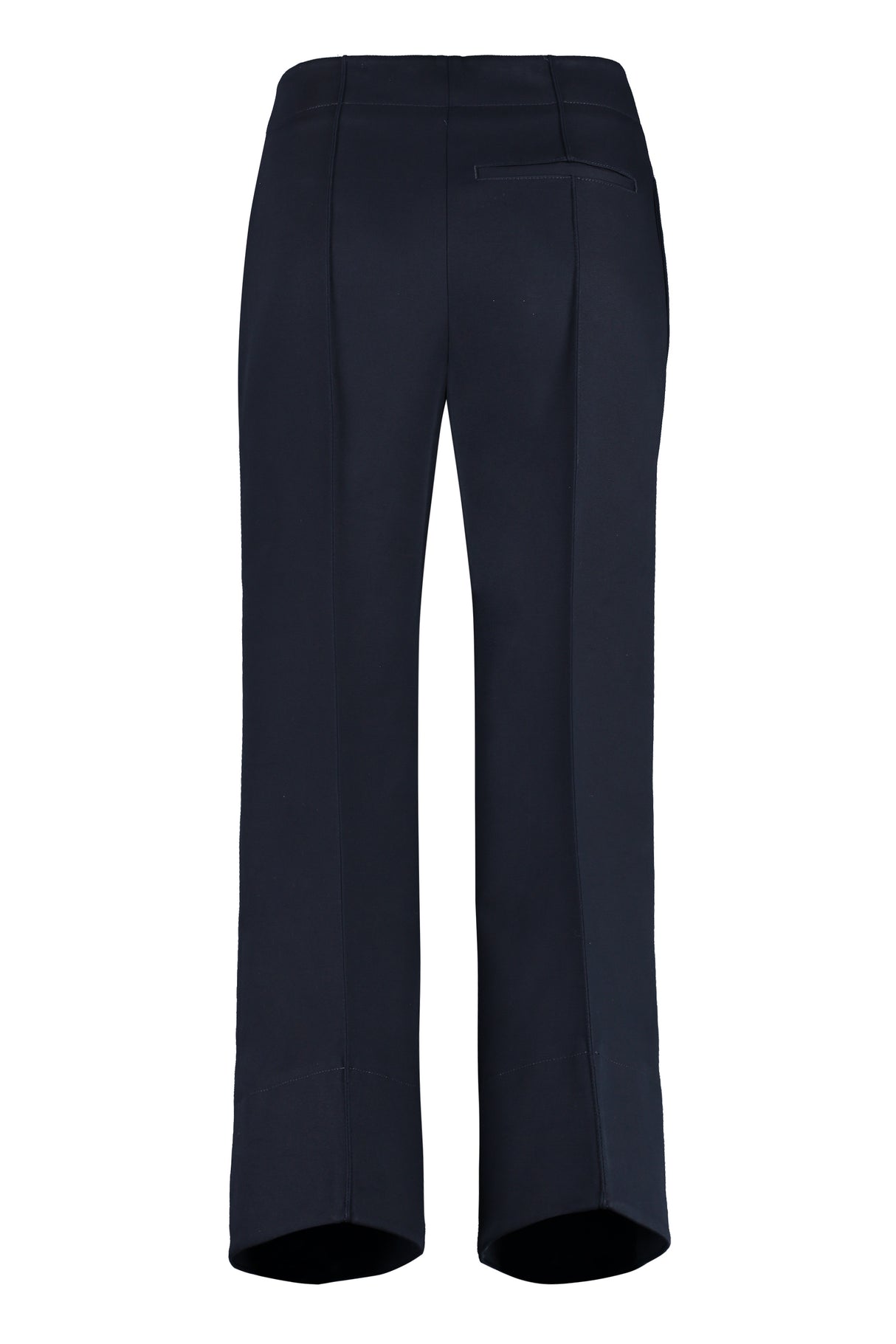 High-Rise Cotton Trousers for Women - FW22