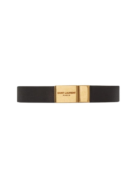 SAINT LAURENT Elegant Calfskin Bracelet