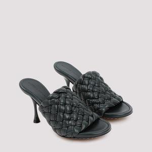 BOTTEGA VENETA Green Dot Wave Sandals for a Stylish Fall Look