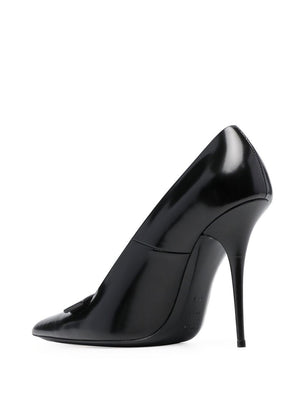 SAINT LAURENT Black Calfskin Pumps for Women - FW22