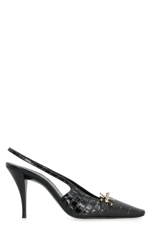 SAINT LAURENT Luxurious Black Leather Pumps for the Fashion-forward Women of 2024