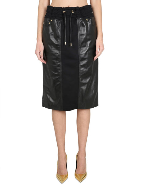 TOM FORD Silk Blend Mini Skirt with Elastic Waistband