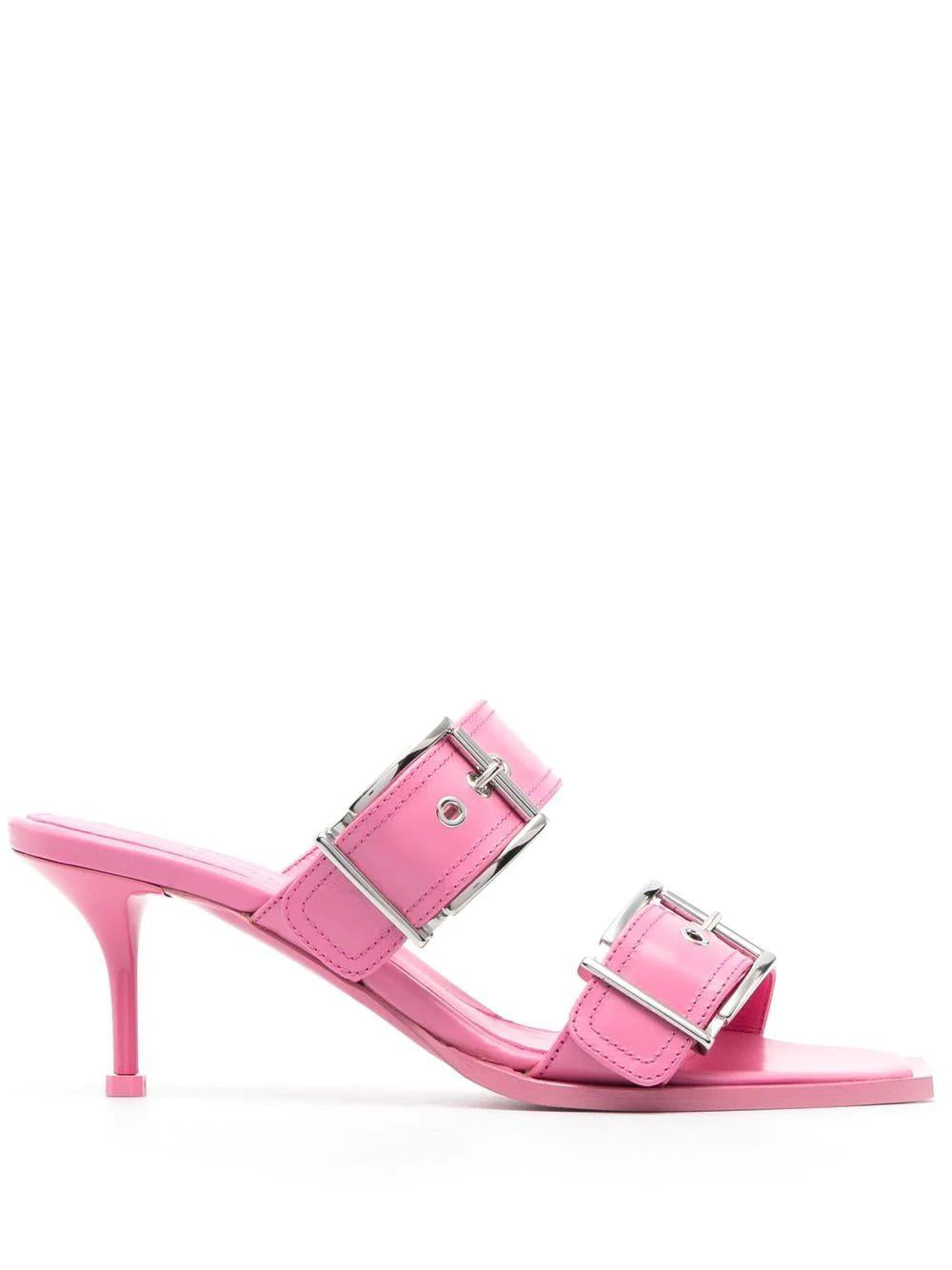 ALEXANDER MCQUEEN Luxurious Buckle Detailed Sandals