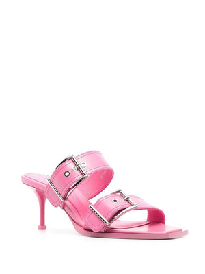 ALEXANDER MCQUEEN Luxurious Buckle Detailed Sandals