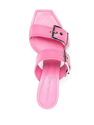 ALEXANDER MCQUEEN Luxurious Buckle Detailed Sandals