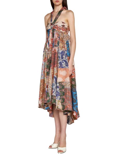 ZIMMERMANN Women's Multicoloured Silk Halter Maxi Dress for FW23