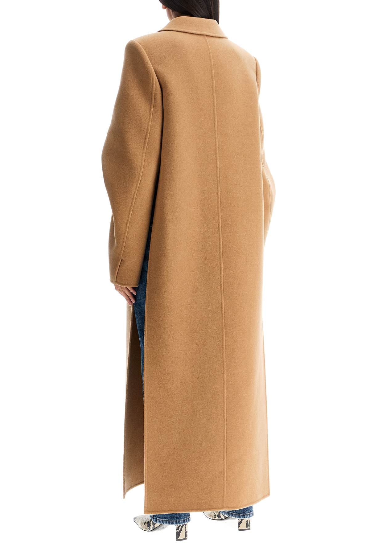 KHAITE Long Jacket with Dramatic Side Slits - Size 4