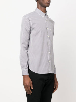 SAINT LAURENT Classic Striped Cotton Shirt for Men - FW23