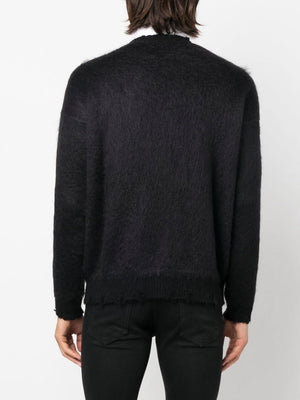 Men's Jacquard Playboy Mohair Knit Sweater