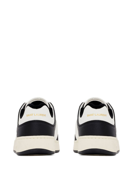 SAINT LAURENT Coffee White Nero Men's Sneakers