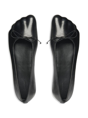 BALENCIAGA Chic Anatomic Ballerinas in Black