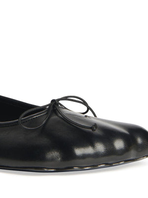 BALENCIAGA Chic Anatomic Ballerinas in Black