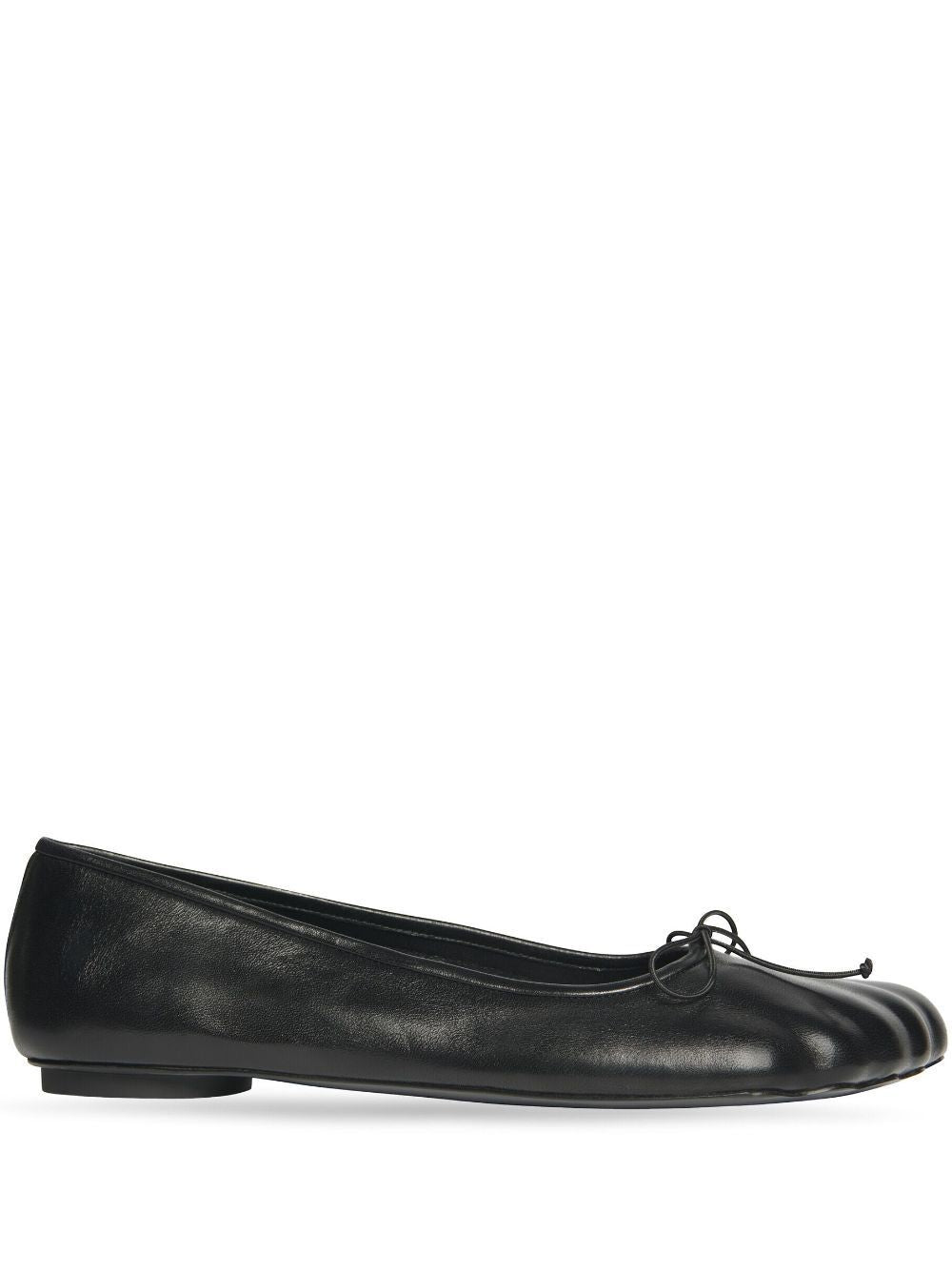 BALENCIAGA Chic Anatomic Ballerinas in Black