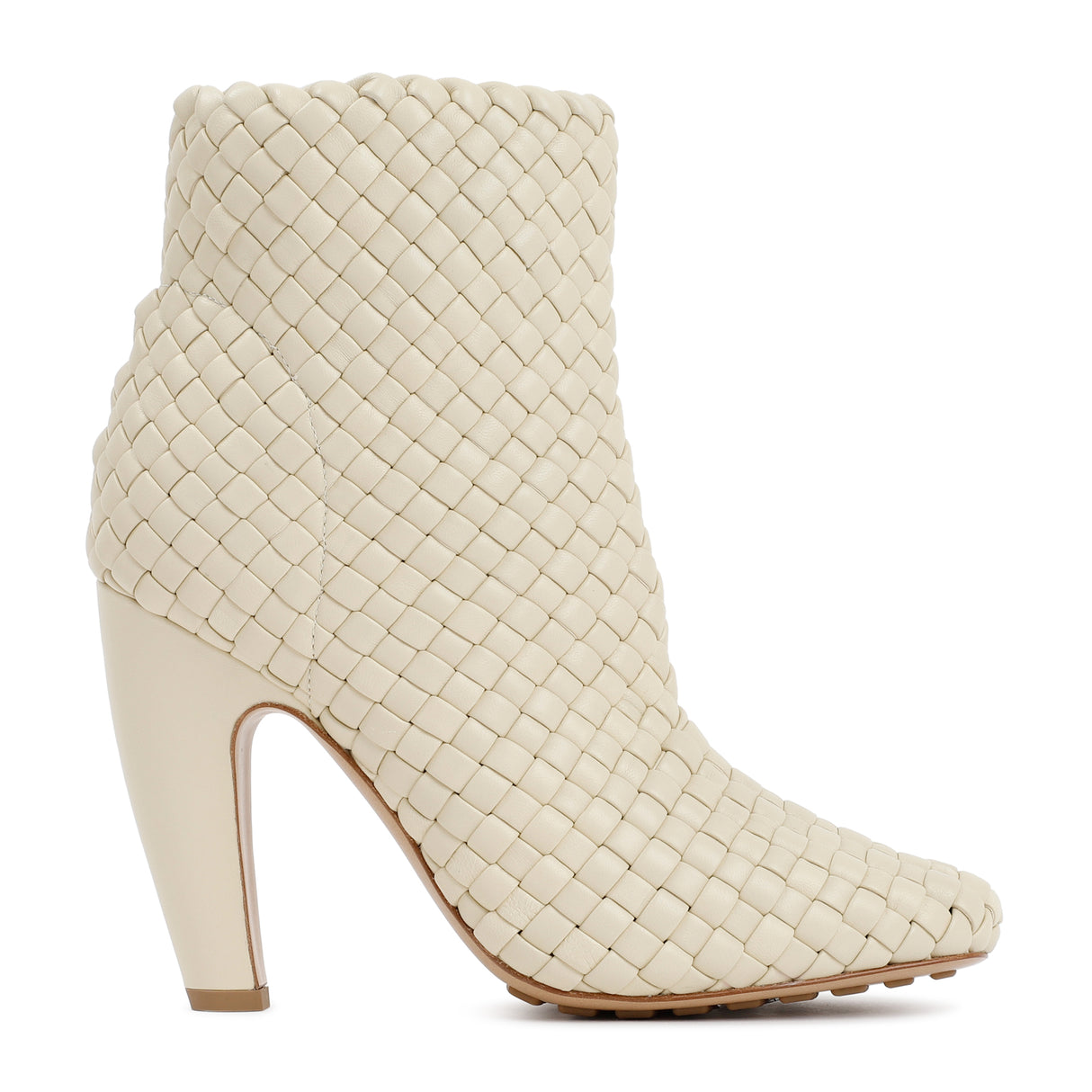 BOTTEGA VENETA Luxurious Raffia 10CM Ankle Boots for Women