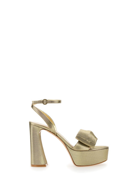 GIANVITO ROSSI Elevated Heeled Sandals - 11 cm