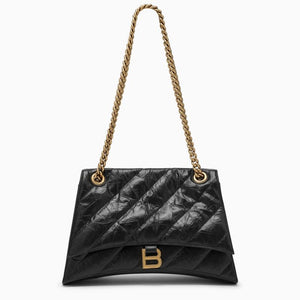 BALENCIAGA Quilted Black Crossbody Bag for Women