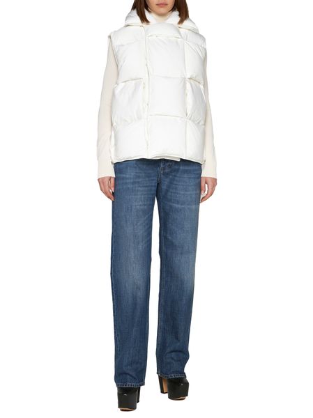 BOTTEGA VENETA Fashionable White Gilet for Women - FW22 Collection