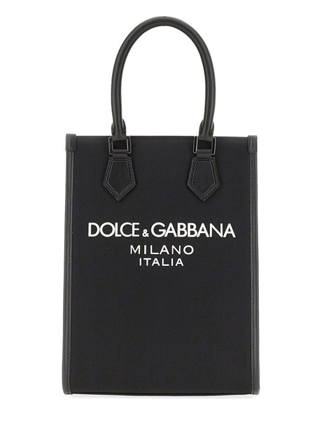 DOLCE & GABBANA Mini Crossbody Bag with Dual Top Handles