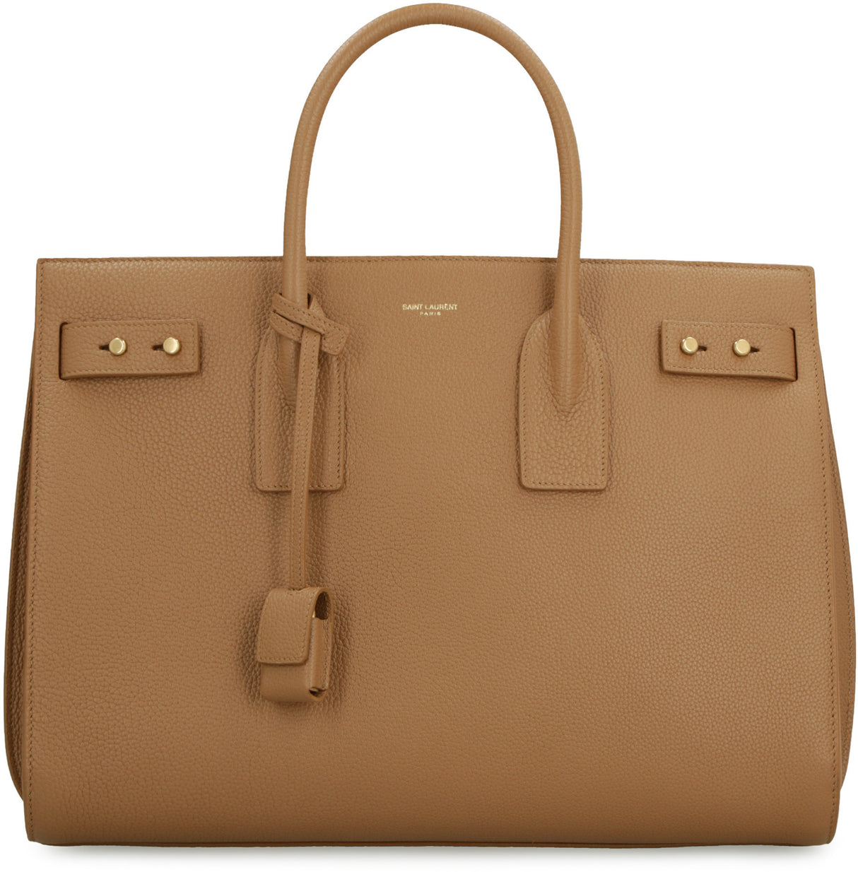 Medium Handbag in Cinnamon Grained Calfskin - SS24