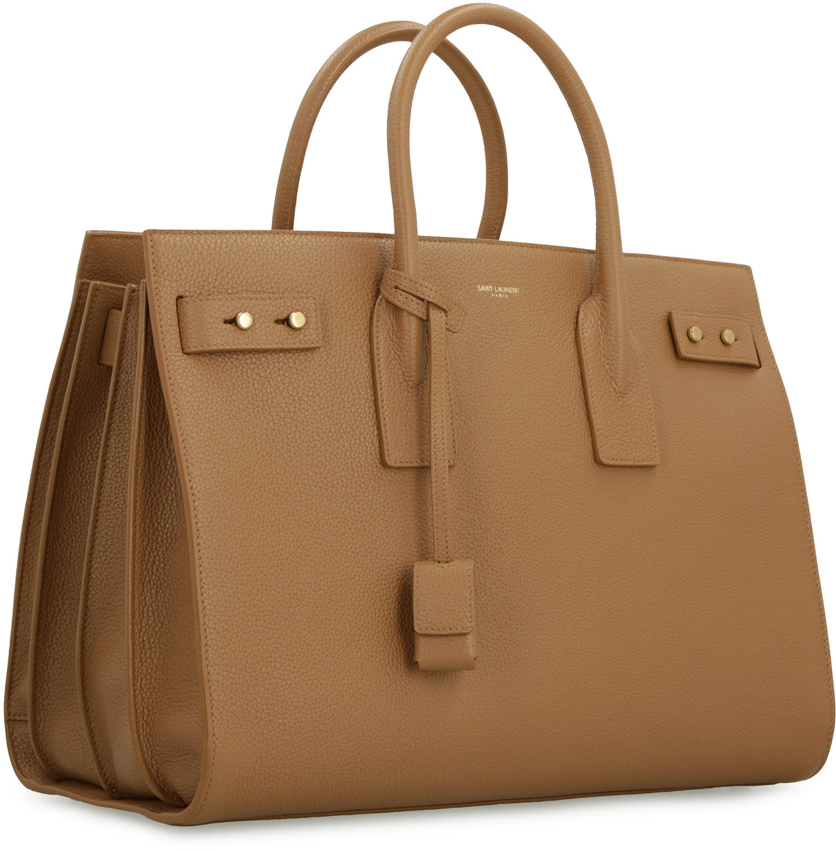 Medium Handbag in Cinnamon Grained Calfskin - SS24