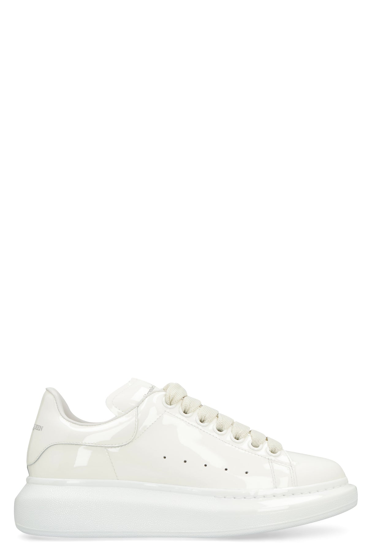 Chunky Sole White Leather Sneakers for Women - FW22 Collection 