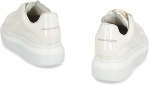 Chunky Sole White Leather Sneakers for Women - FW22 Collection 