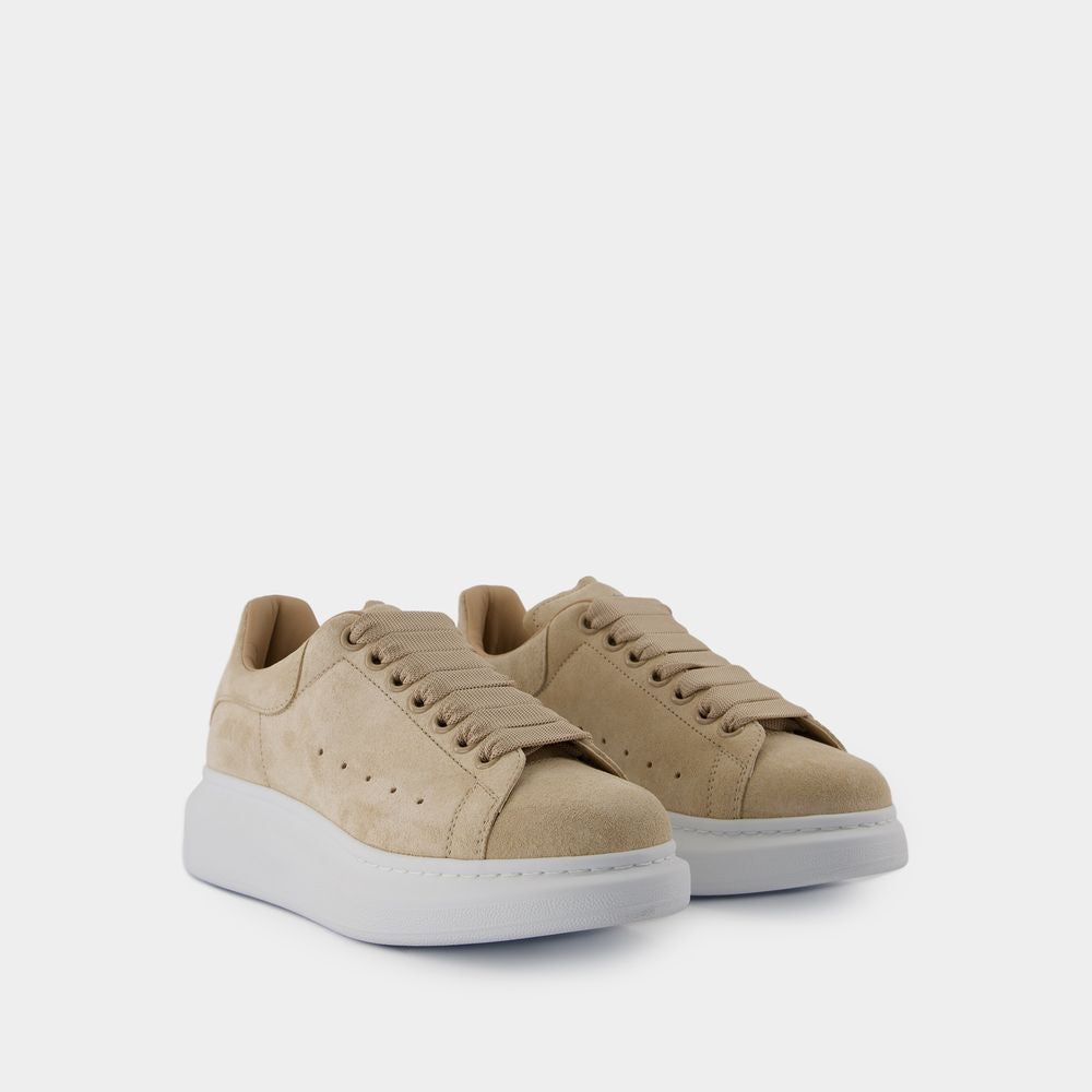 ALEXANDER MCQUEEN Chic Beige Oversized Sneakers